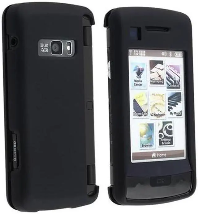 Alt view image 2 of 3 - BLACK CASE+USB+FILM+CHARGER compatible with LG ENV TOUCH VX11000