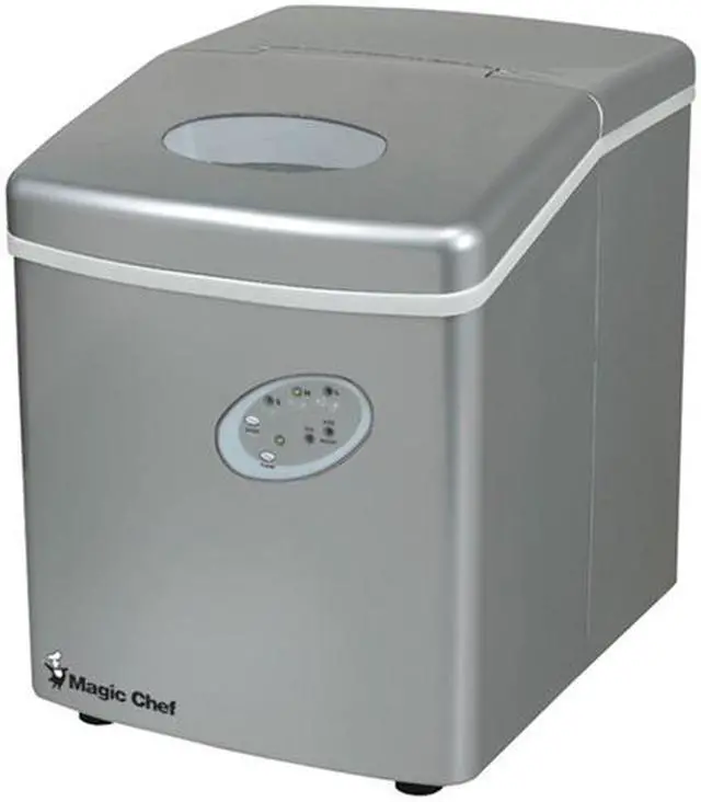Main image of MAGIC CHEF MCIM22TS 27-lb portable mini ice maker ,silver