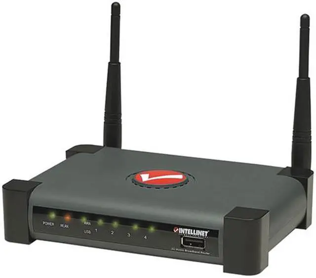 Alt view image 4 of 10 - INTELLINET 524681 Intellinet 524681 wireless 300n 3g router
