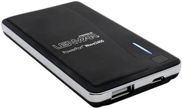 Main image of Lenmar PowerPort Wave 2400 mAh External Battery and Charger for Smartphones