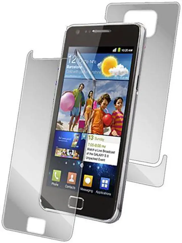Alt view image 2 of 2 - Invisibleshield for the Samsung Galaxy S II (Front & Back Coverage)