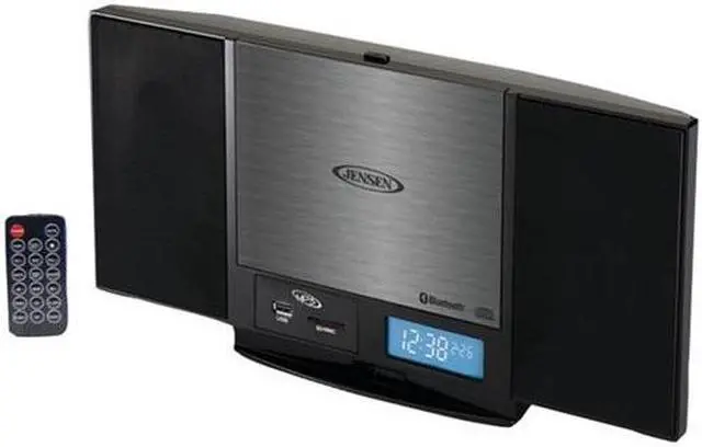Alt view image 2 of 7 - Jensen Jbs-300 Wall-Mountable Bluetooth(R) Music System