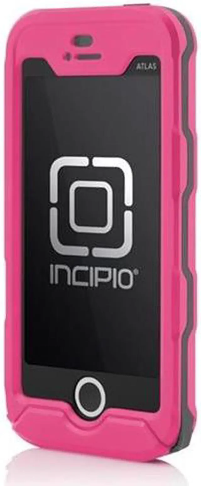 Alt view image 2 of 12 - Incipio Pink / Grey Atlas ID Case For Apple iPhone 5S 5