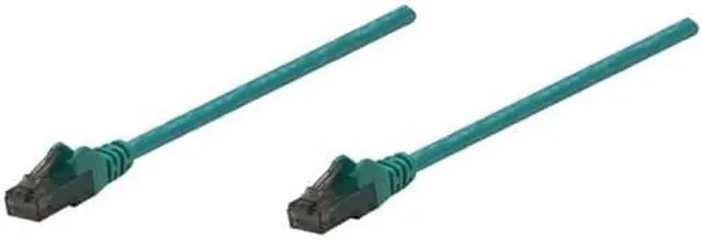 Main image of Intellinet Network Cable, Cat6, UTP, RJ45 Male / RJ45 Male, 5.0 m (14 ft.), Green