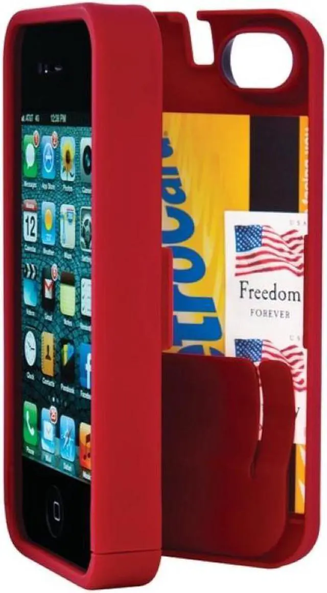 Main image of EYN EYNRED iPhone(R) 4/4S eyn(R) Case (Red) with Kickstand