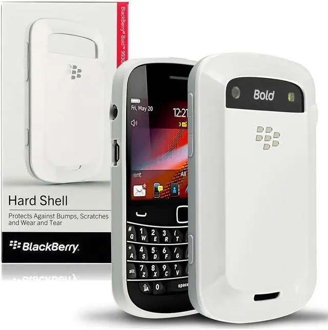 Alt view image 6 of 11 - White OEM Hard Shell W Textured Back, Acc-38874-302 For Blackberry Bold 9900, 9930