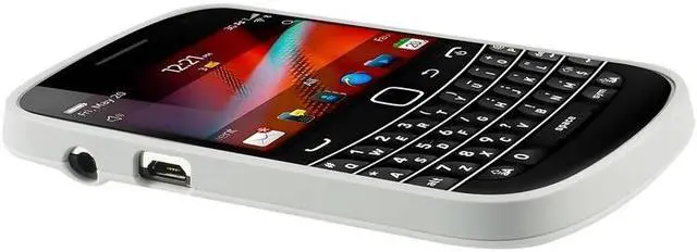 Alt view image 10 of 11 - White OEM Hard Shell W Textured Back, Acc-38874-302 For Blackberry Bold 9900, 9930