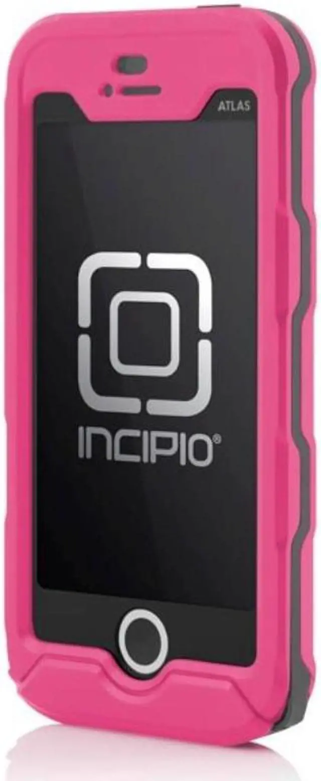 Alt view image 8 of 12 - Incipio Pink / Grey Atlas ID Case For Apple iPhone 5S 5