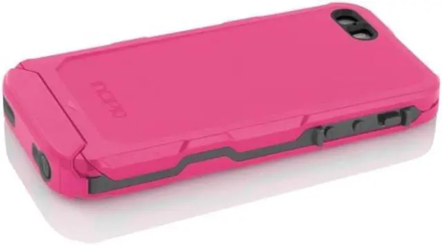 Alt view image 9 of 12 - Incipio Pink / Grey Atlas ID Case For Apple iPhone 5S 5