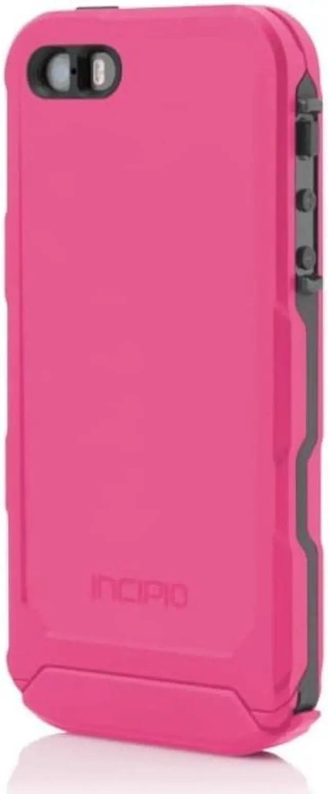 Alt view image 11 of 12 - Incipio Pink / Grey Atlas ID Case For Apple iPhone 5S 5