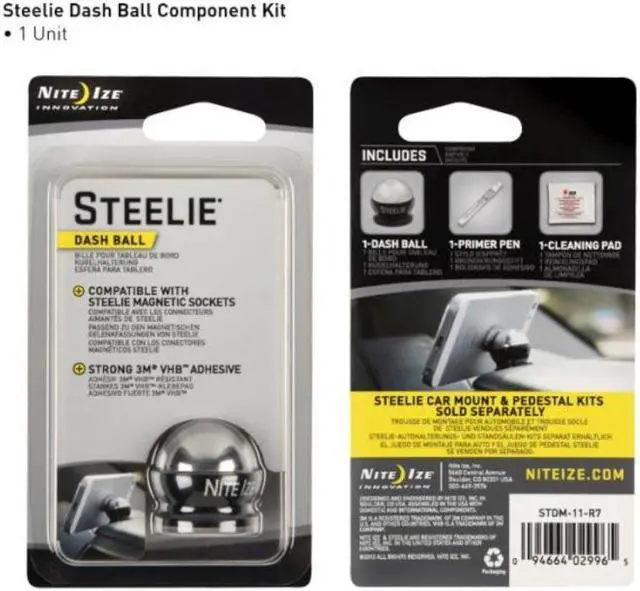 Alt view image 8 of 13 - NITE IZE STDM-11-R7 Steelie Dash Ball,Stainless Steel
