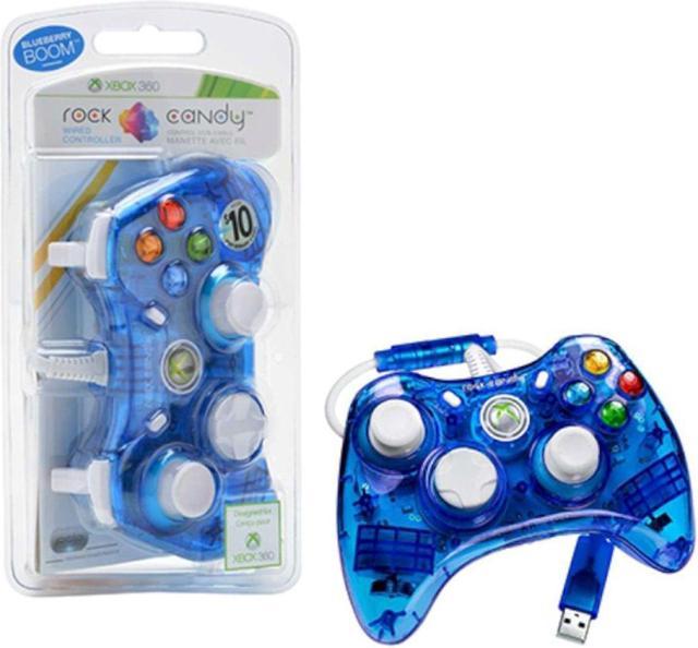 PDP Rock Candy Controller For Microsoft Xbox 360 - Blue 