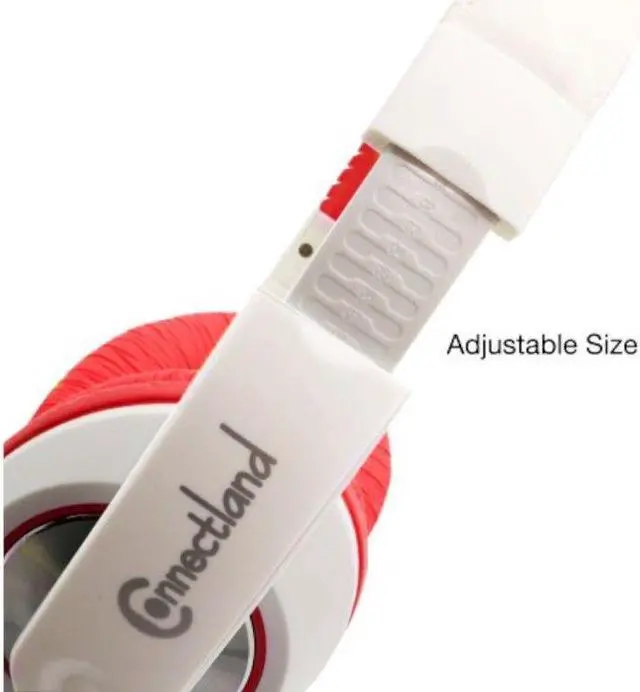 Alt view image 5 of 13 - SYBA Red/White CL-AUD63080 3.5mm Connector Binaural Headphone