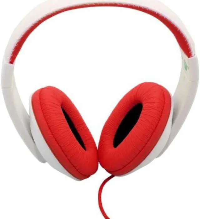 Alt view image 3 of 13 - SYBA Red/White CL-AUD63080 3.5mm Connector Binaural Headphone