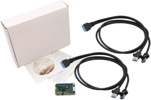Alt view image 4 of 17 - SYBA SD-MPE20215 Mini Pci-Express 2.0 4-Port Usb3.0 Card