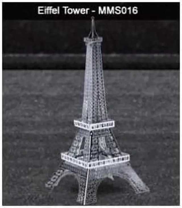 Main image of Metal Works The Eiffel Tower 3D Laser Cut Model Marvel