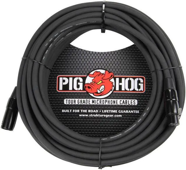 Alt view image 7 of 9 - Pig Hog 50' 8mm XLR Microphone Cable #PHM50