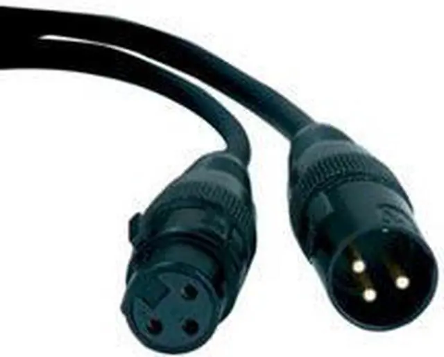 Alt view image 5 of 5 - American DJ Accu-Cable 10' 3-Pin XLR Male to Female DMX Cable #AC3PDMX10
