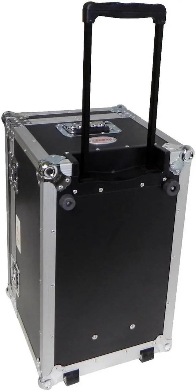Alt view image 7 of 8 - Roll-away Utility Case W-Retractable Handle and Low-Profile Recessed Wheels 17" x 24.5" x 15" 2.2 Cu.Ft.