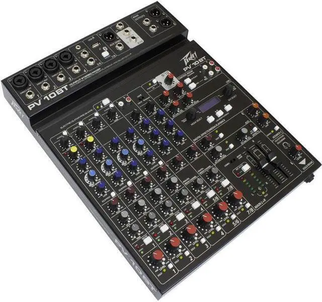 Alt view image 4 of 4 - Peavey PV 10 BT Compact Mixer with Bluetooth