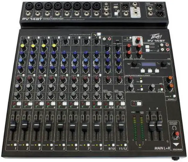 Alt view image 5 of 5 - Peavey PV 14 BT 14 Channel Compact Mixer with Bluetooth