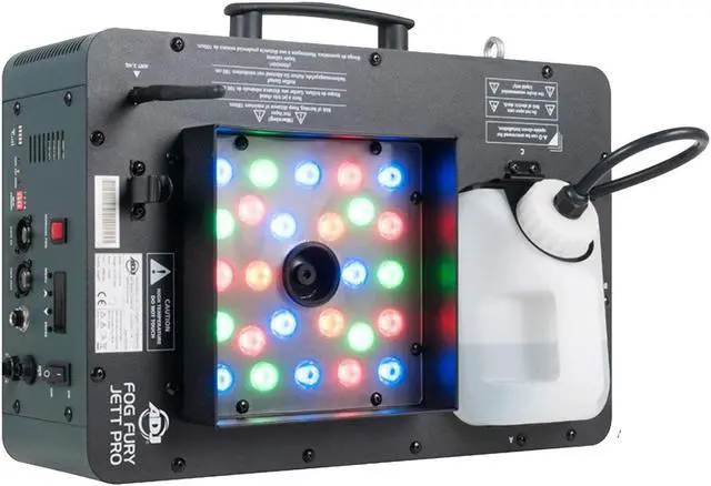 Alt view image 7 of 8 - ADJ Products Fog Fury Jett Pro Multi Positional Smoke and LED Lights Machine