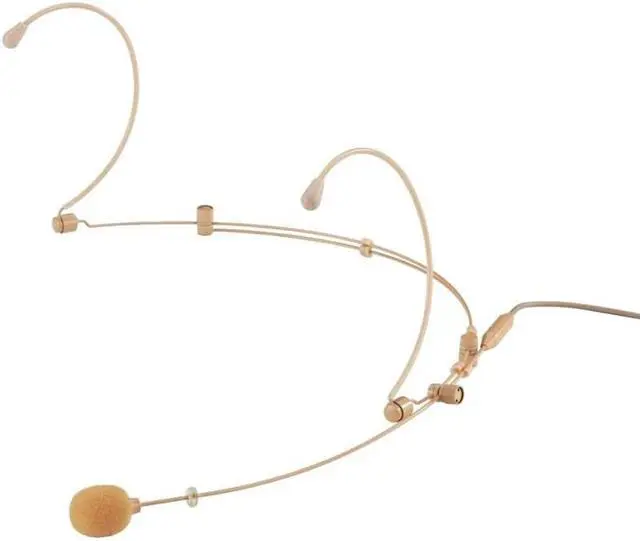 Main image of JTS CM-804I Omni-Directional Double Ear Headset Microphone, 60Hz-15kHz, Biege