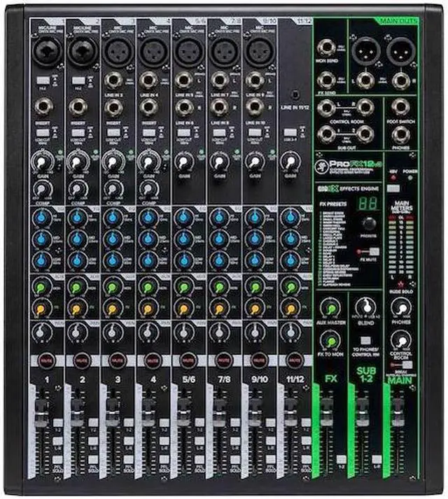 Alt view image 14 of 14 - Mackie ProFX12v3 USB Mixer