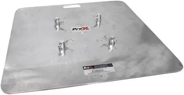 Alt view image 5 of 10 - ProX XT-BP3030A 30" X 30" Aluminum Base Plate Fits Most Manufacturers F34 Trussing W-Conical Connectors
