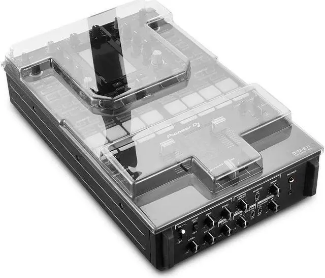Main image of Decksaver Cover for Pioneer DJM-S11 Mixer, Smoked/Clear #DS-PC-DJMS11
