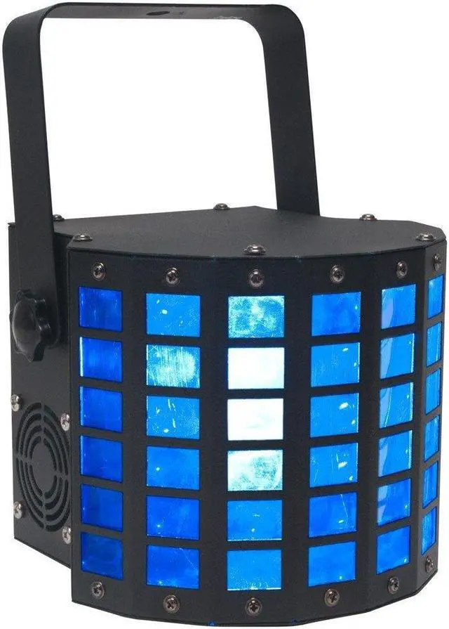 Alt view image 11 of 11 - American DJ Mini Dekker DMX RGBW LED Strobe Kinta Derby Moonflower Light Effect
