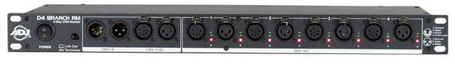 Main image of American DJ D4 Branch RM 4-Way DMX Data Distributor/Booster #D4 BRANCH RM