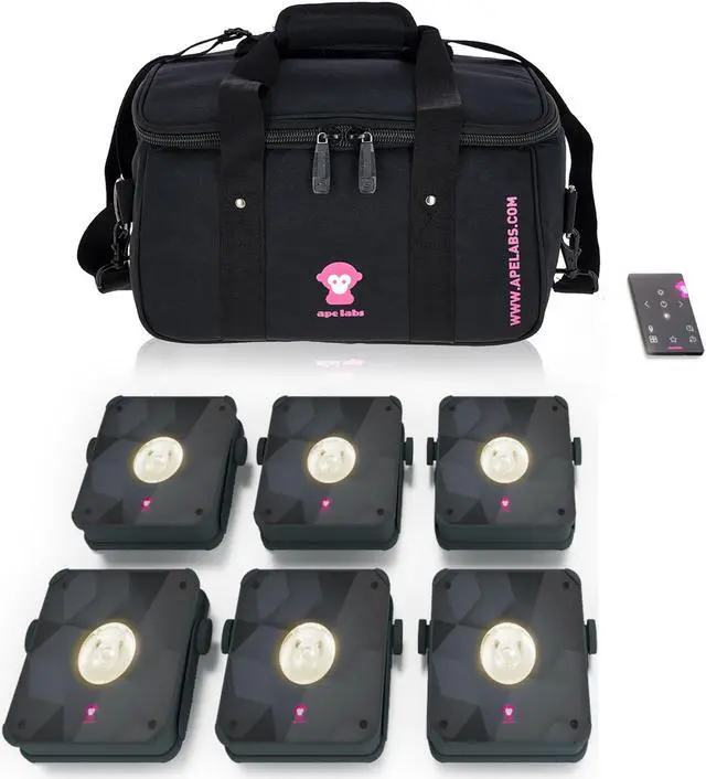 Main image of Ape Labs Mini 2+ RoadPack Grey | 6x Lights, Remote, Charger, Bag -IP65 (ID: 8146)