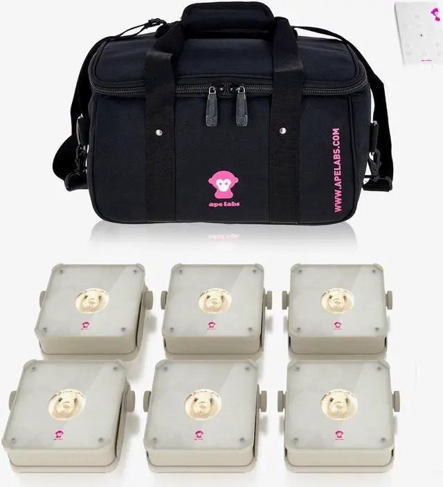 Main image of Ape Labs Mini 2+ RoadPack Creme | 6x Lights, Remote, Charger, Bag -IP65 (ID: 8145)