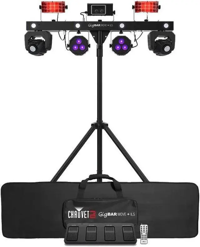 Main image of Chauvet DJ Gig Bar Move + ILS Package | GigBar + 10ft DMX Cable