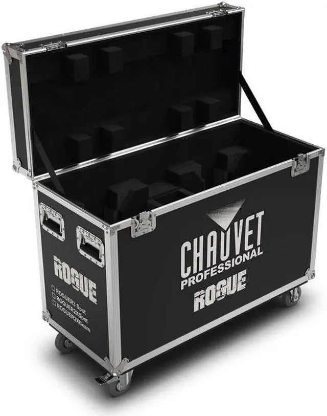 Main image of CHAUVET DJ 2-Fixture Road Case for Maverick Force S/1 Spot, S/2 Profile, Black