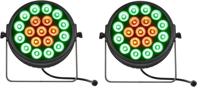 Main image of JMaz Versa Flex Par Quad 19 (pair) | 190W RGBW LED Add-On Lights | Dynamic Ring Effect for Versa Flex Bar