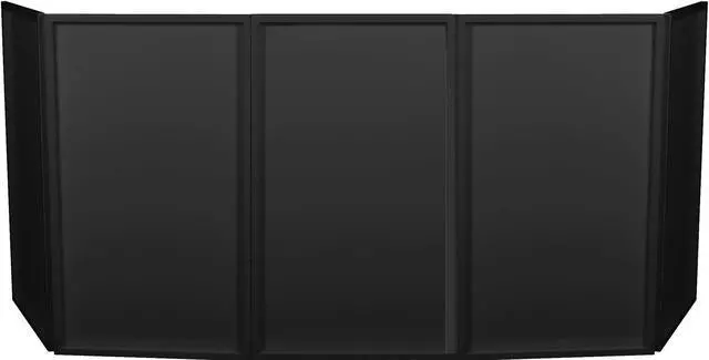 Main image of JMAZ Event Facade Booth Black | 5 Flame-Retardant Detachable Panels (JZ5006) | Expandable DJ Booth with Carrying Case (JZ5006)