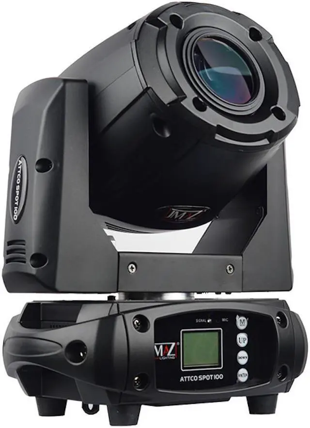 Main image of JMaz ATTCO Spot 100 | 75 Watts - 14 Degrees | Compact Moving Head with Zoom & Gobo Wheel