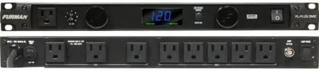 Alt view image 14 of 15 - Furman PL-Plus DMC 15-Amp Power Conditioner w/ Voltmeter & Ammeter