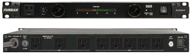 Alt view image 14 of 14 - Furman PL-PLUS C 19" Rackmount 15A Rack Power Strip