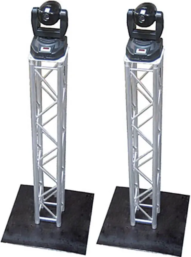 Main image of Global Truss 6.4ft Totem Package | (2) F34 Square Truss with Base & Top Plates