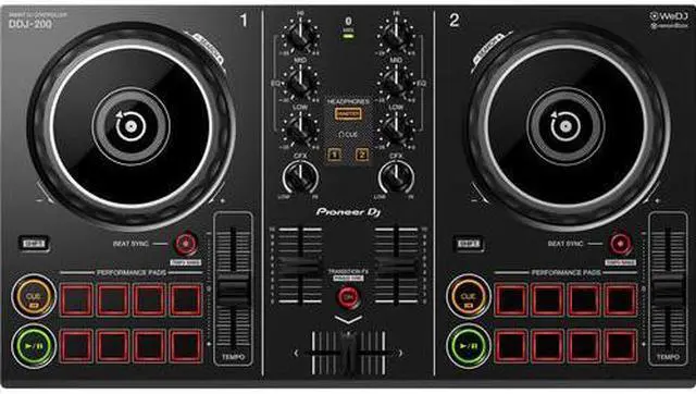 Alt view image 15 of 15 - Pioneer DJ DDJ-200 Smart DJ Controller