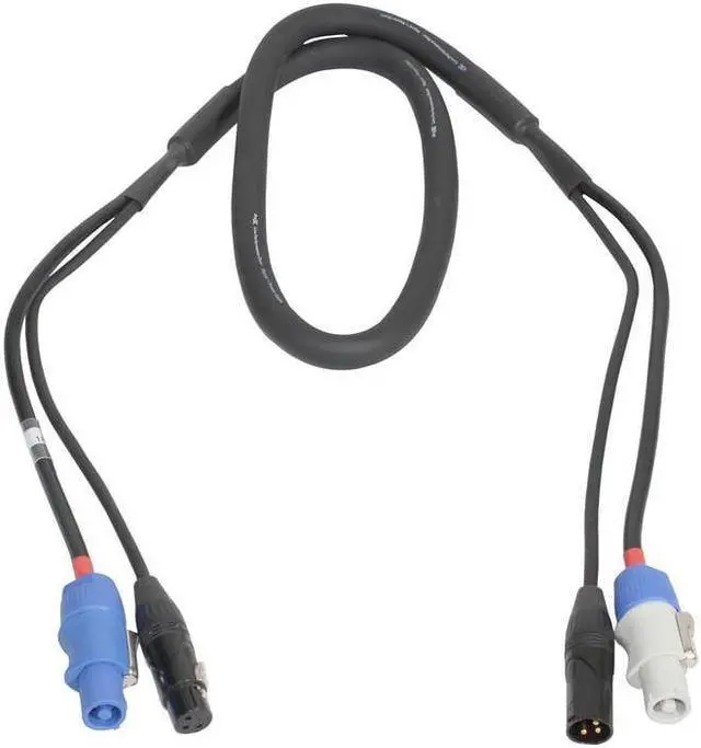 Alt view image 2 of 6 - ProX XC-PWC14-DMX05 (6ft DMX + PowerCon Combo Cable)