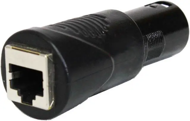 Main image of ProX XC-RJ45XM3 Cat 5/6 RJ45 to 3-Pin Male DMX Connector/Adapter