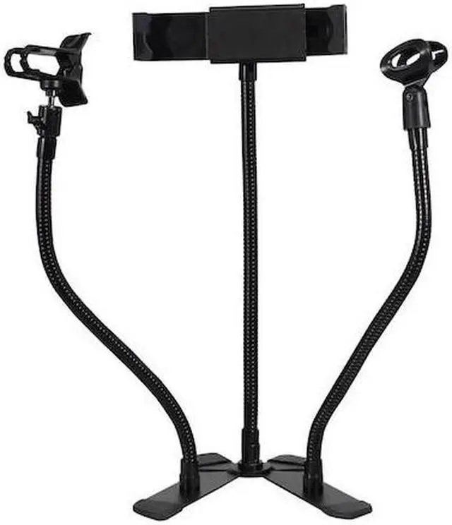 Alt view image 6 of 13 - ProX X-MOBITCP20 Mobi Buddy Hands Free Tablet Mobile Device Clip Kit DJ Cellphone holder Selfie Stick Table Stand Tripod Clamp and Case