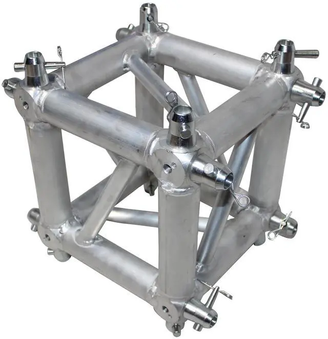 Alt view image 7 of 14 - ProX XT-JB6W-4W 6 Way Square Truss Junction Block - Includes 4 Way 16 Half Conical Couplers