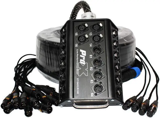 Main image of ProX XC-SB164XLR100 | 100ft 16x4 Snake XLR