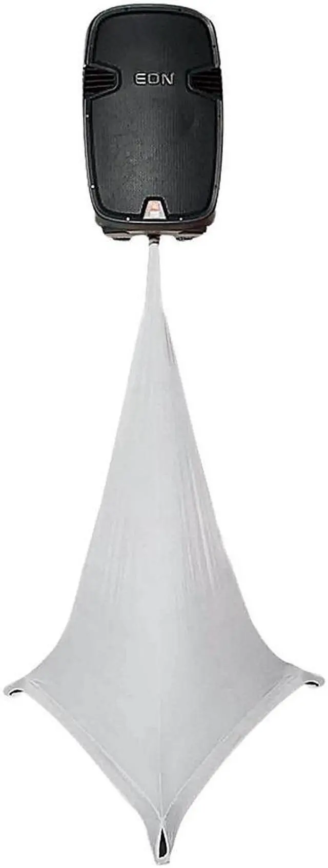 Main image of Scrim King SPK03-W | Triple Sided Speaker Stand Scrim (White)