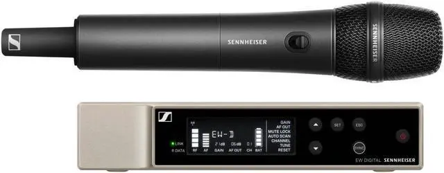 Alt view image 8 of 8 - Sennheiser EW-D 835-S SET Digital Wireless Handheld Microphone System with MMD 835 Capsule (Q1-6: 470 to 526 MHz)